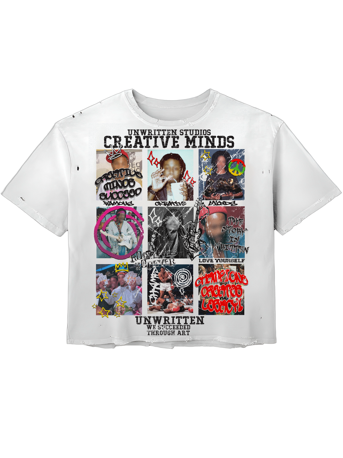 lost in art tee”